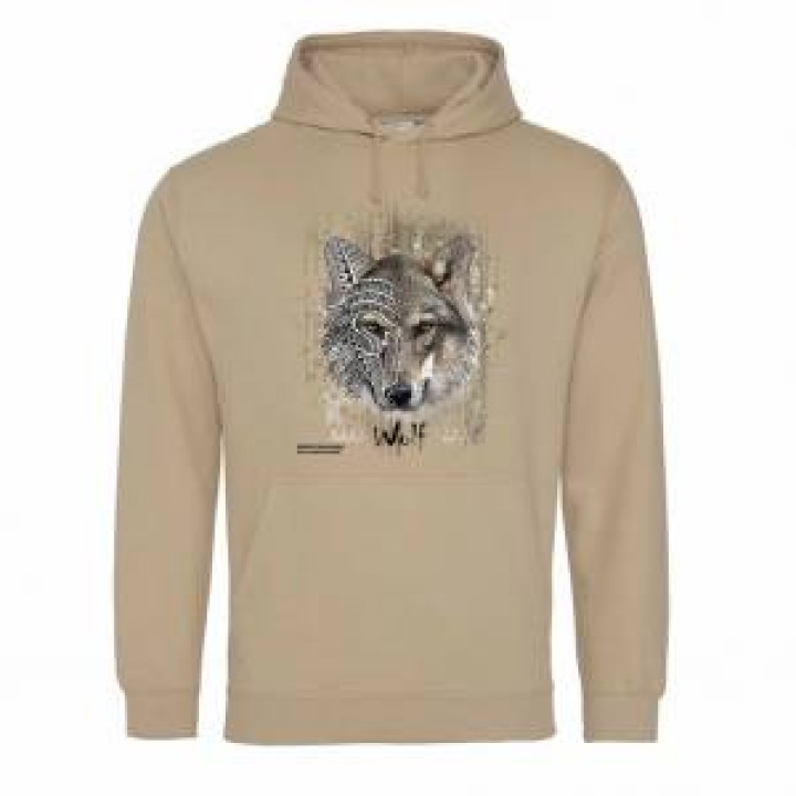 Sweatshirt à capuche femme Loup Native Tribes Réserve de la Haute Touche Nude M