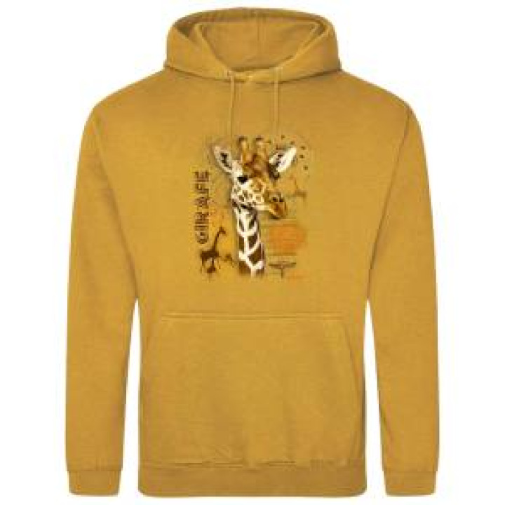 Sweatshirt à capuche Girafe Intemporel Bioparc Mustard M