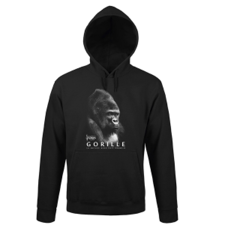 Sweatshirt à capuche Gorille Vallée des Singes Noir XS