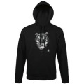 Sweatshirt &agrave; capuche Harley (Mod&egrave;le Exclusif) Gamme Black Zoo de Thoiry Noir XS