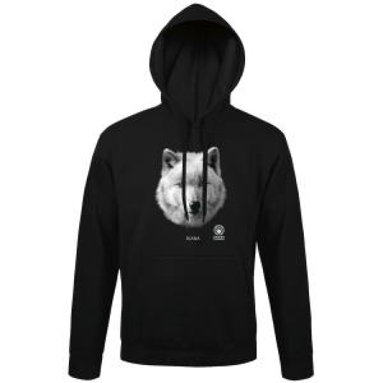 Sweatshirt &agrave; capuche Kiana (Mod&egrave;le Exclusif) Gamme Black Zoo de Thoiry Noir XXL