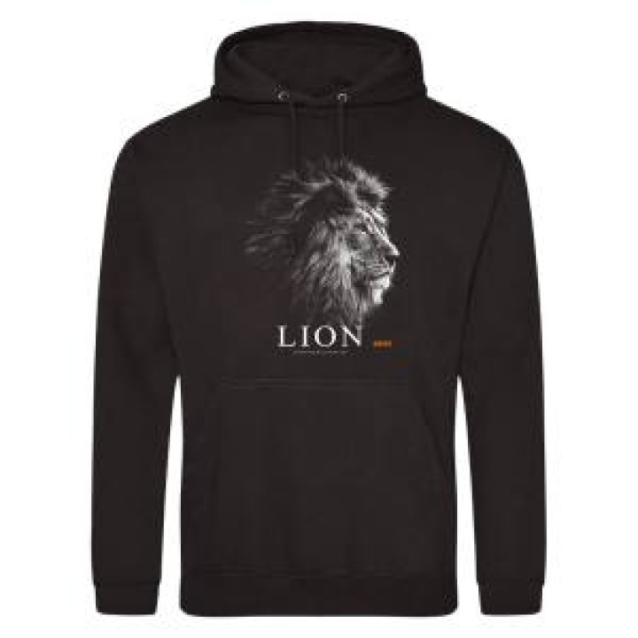 Sweatshirt à capuche Lion Gamme Black Bioparc Noir Profond M