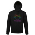 Sweatshirt à capuche Logo Client Vallée D’Ossau 2023 Noir Profond XS