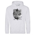 Sweatshirt à capuche Loup Natives Tribes Alpha Parc Animalier Ash XS