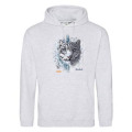 Sweatshirt à capuche Panthère des Neiges Native Tribes Bioparc Ash S