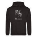 Sweatshirt à capuche Rhinoceros Gamme Black Bioparc Noir Profond S