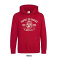 Sweatshirt à capuche Sérigraphie Gorille Espèce en Danger Vallée des Singes Airforce Blue S