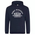 Sweatshirt à capuche Sérigraphie Port Winston New French Navy XS