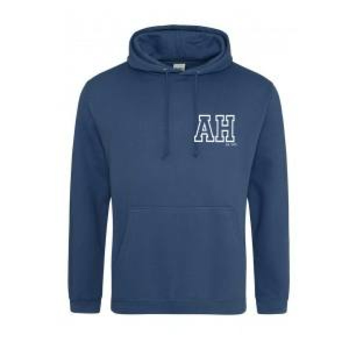 Sweatshirt à capuche Sérigraphie Recto Verso Ah Ah Baba Hellendoorn Airforce Blue XS