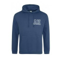 Sweatshirt à capuche Sérigraphie Recto/ Verso Ah/ Ah Baba Hellendoorn Airforce Blue XS