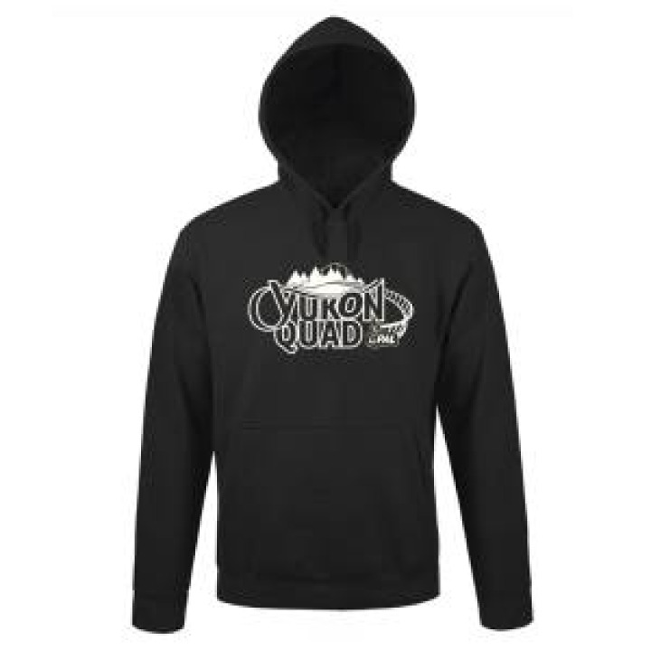 Sweatshirt à capuche Sérigraphie Yukon Quad le Pal Noir Profond S