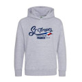Sweatshirt à capuche St Tropez French Riviera France Royal Blue S