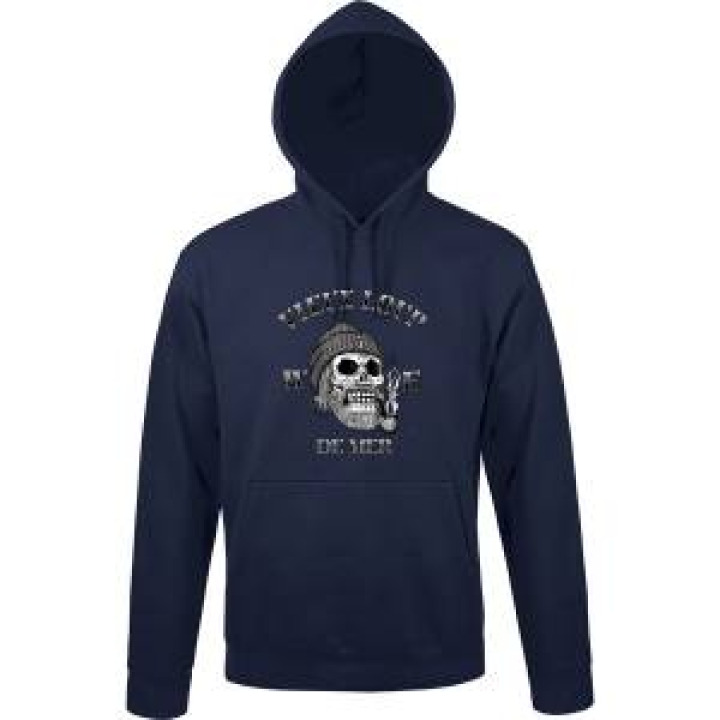 Sweatshirt à capuche Vieux Loup de Mer French Marine XS