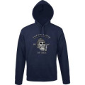 Sweatshirt &agrave; capuche Vieux Loup de Mer Gris Chin&eacute; L