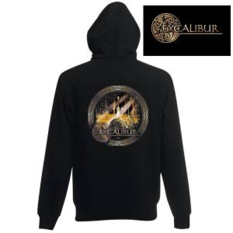 Sweatshirt &agrave; capuche zipp&eacute; Excalibur Black L