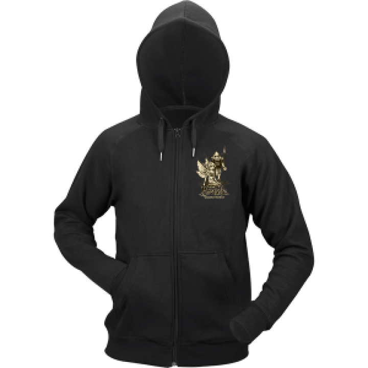 Sweatshirt à capuche zippé Korrigan Lance Black S