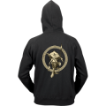 Sweatshirt &agrave; capuche zipp&eacute; Korrigan Lance Black L