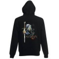 Sweatshirt &agrave; capuche zipp&eacute; Merlin avec Capuche + Excalibure Black S