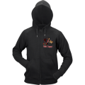 Sweatshirt &agrave; capuche zipp&eacute; Triskell 3 Dragons Black S