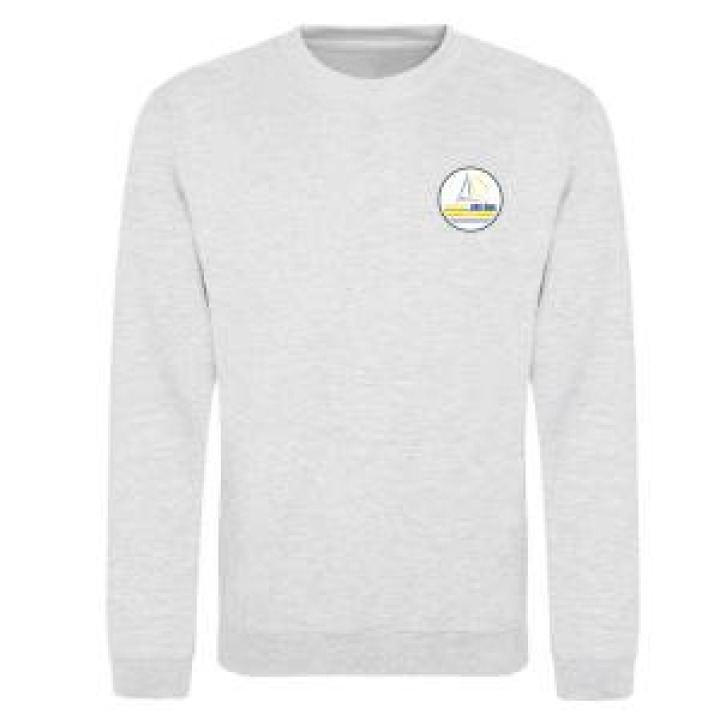 Sweatshirt col rond Transfert pocket logo côté Mer  transfert dos logo Boutique côté Mer Heather Grey XS