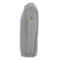 Sweatshirt col rond Transfert Ultra Trail + transfert manche gauche Carte + Oiso Gris Chin&eacute; S