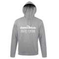 Sweatshirt enfant à capuche Sérigraphie Vallée D’Ossau Panoramique de 5 Montagne (Logo 2022) Marine 