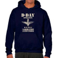 Sweatshirt unisexe &agrave; capuche D-Day Operation Charcoal L