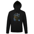 Sweatshirt unisexe &agrave; capuche Dragon Celtik Tales Noir S