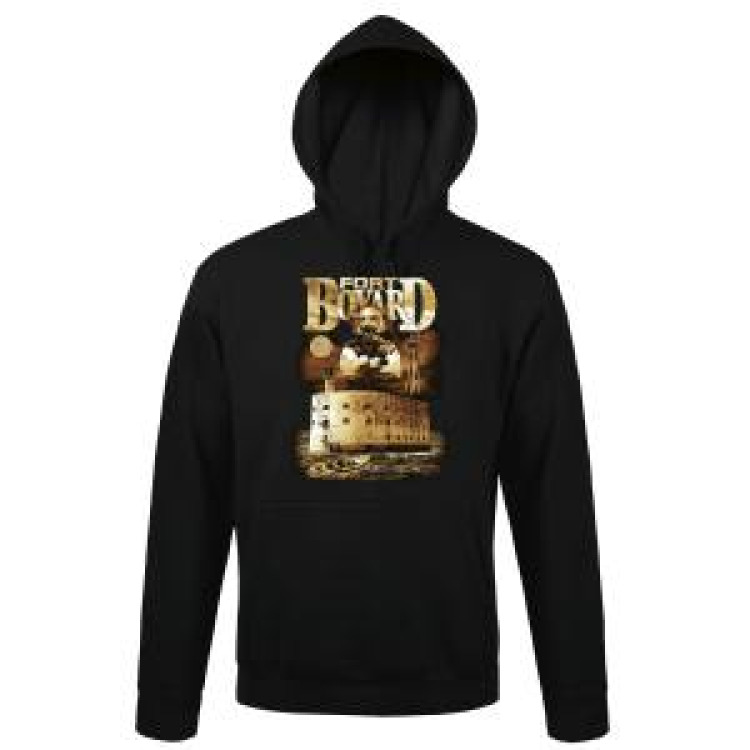 Sweatshirt unisexe à capuche Gardien Fort Boyard Version Or Noir XS
