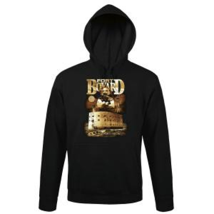Sweatshirt unisexe à capuche Gardien Fort Boyard Version Or Noir S