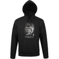 Sweatshirt unisexe &agrave; capuche Gorille Gamme Black Zoo de Thoiry Noir S