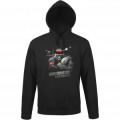 Sweatshirt unisexe à capuche Gros Caractère Noir S