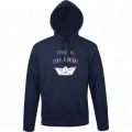 Sweatshirt unisexe &agrave; capuche J'peux Pas J'vais &agrave; Br&eacute;hat (Exclusif) Gris Chin&eacute; S