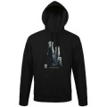 Sweatshirt unisexe &agrave; capuche Suricates Famille (Mod&egrave;le Exclusif) Gamme Black Zoo de Thoiry Noir XS