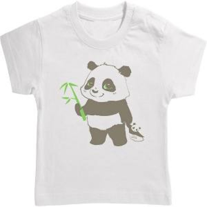Tshirt bébé Panda Doudou Zoo de Beauval 145cm Blanc 1218 mois