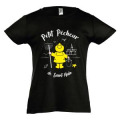 T-shirt b&eacute;b&eacute; Petit P&ecirc;cheur de Saint Malo Noir Profond 3/6 mois