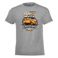 T-shirt enfant 2 CV Vintage Breizh Tour Gris Chin&eacute; 2 ans