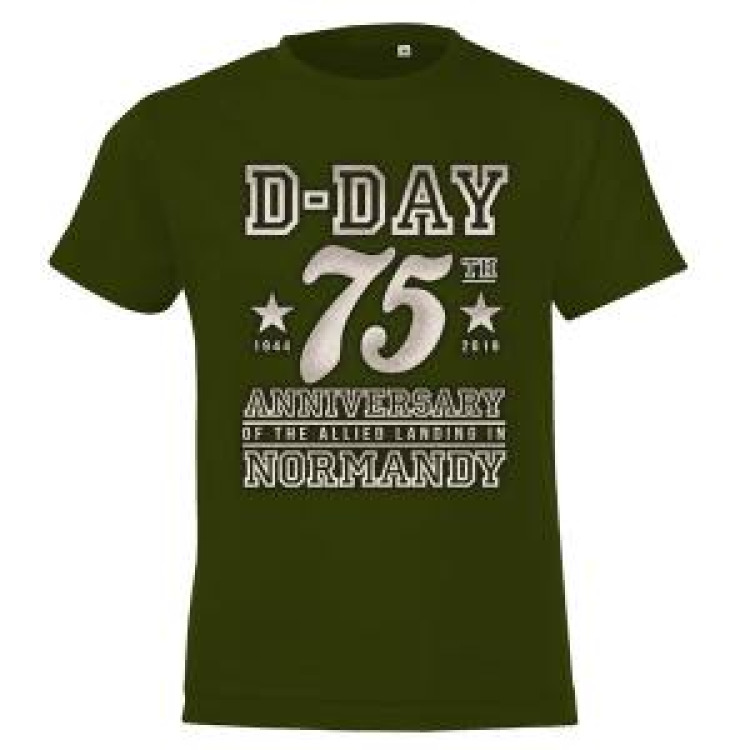 T-shirt enfant 75th Anniversary Normandy Army 10 ans