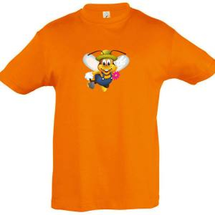 Tshirt enfant Abeille Jardiniere Rouge 2 ans