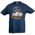 T-shirt enfant Angry Mouette Denim 2 ans