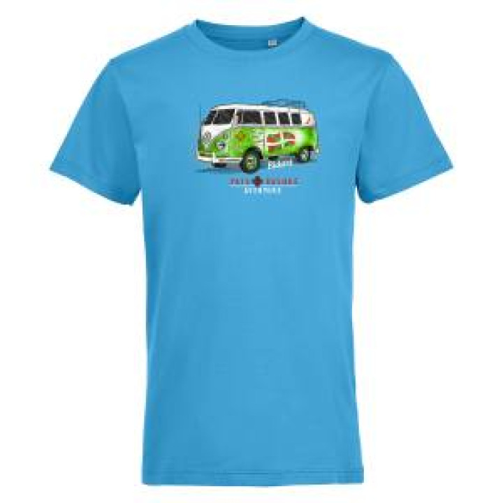 Tshirt enfant Bask Combi Pays Basque Bidart Aqua 4 ans
