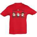 T-shirt enfant Basque Saint Jean de Luz/ Espelette/ Hendaye Rouge 2 ans