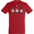 T-shirt enfant Basque Standard/ Combo/ Itxassou Rouge 2 ans