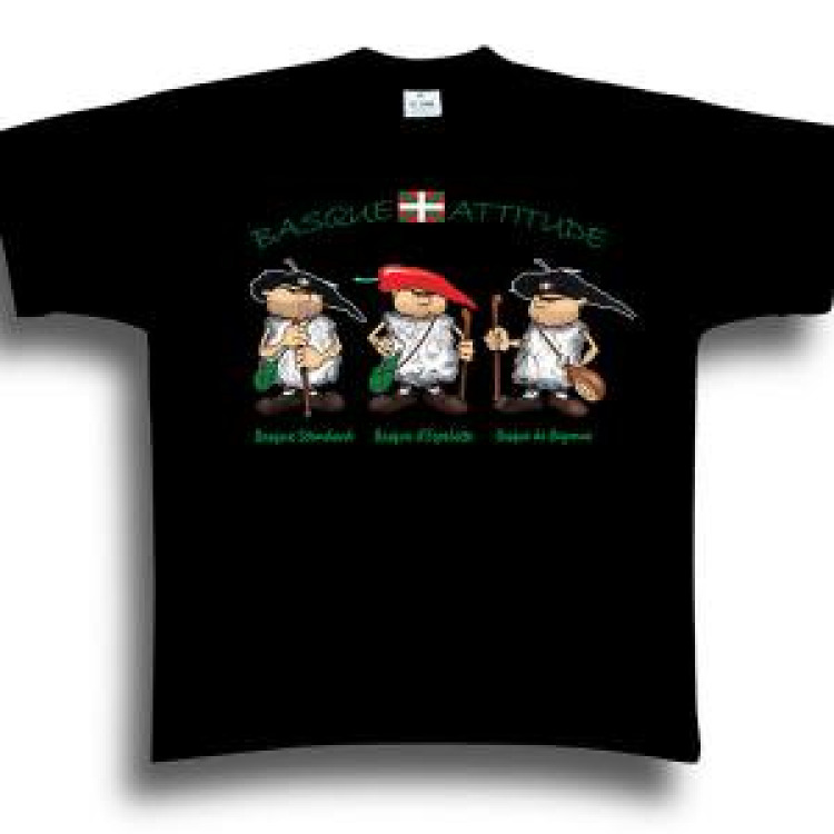 T-shirt enfant Basque Standard/ Espelette/ Bayonne Denim 2 ans