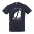 T-shirt enfant Bateau Kaer E Men Bro Locmariaquer Marine 8 ans