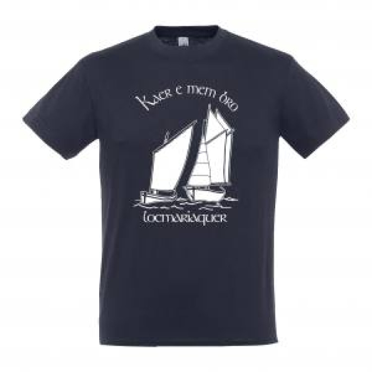 T-shirt enfant Bateau Kaer E Men Bro Locmariaquer Marine 10 ans