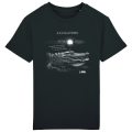 T-shirt enfant bio ajusté Alligator le Pal Black 3/4 ans