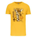 T-shirt enfant bio ajusté Girafe Intemporel le Pal Jaune 2 ans