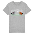 T-shirt enfant bio ajusté Je suis le Prince de Chenonceaux Red 2 ans