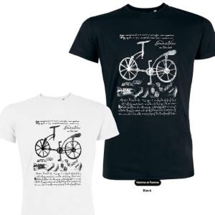 Tshirt enfant bio ajusté Vélo Black 56 ans